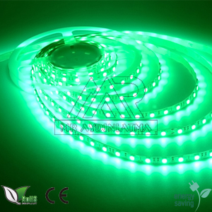 5050 3 Çipli Yeşil Şerit Led