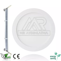 12/24 Volt 12 Watt Sıva Altı Led Panel