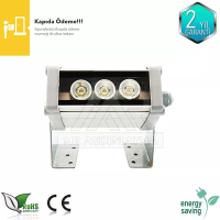 12cm 3x1 Watt Sıva Üstü Wallwasher LED Aydınlatma