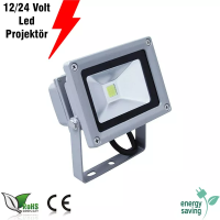 12 volt 24 volt 10 watt COB Ledli projektör