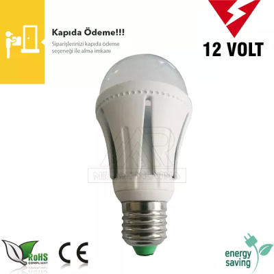 12 watt E27 Duylu 12 Volt Led Ampul