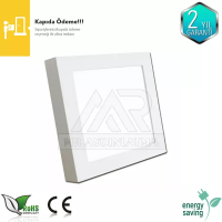 12 watt Kare Sıva Üstü Led Panel