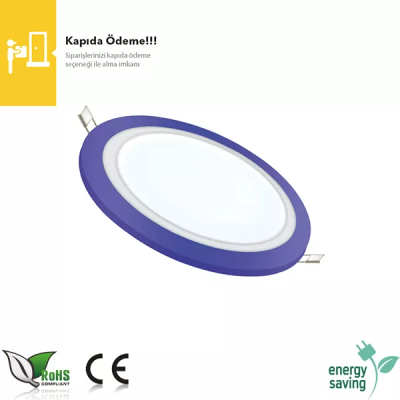 3 Watt Mavi Işıklı Sıva Altı Led Panel