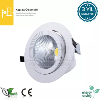 30 watt COB Ledli Sıva Altı Salyangoz Armatür