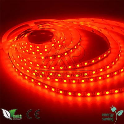 5050 3 Çipli Kırmızı Şerit Led