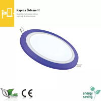 6 watt mavi ışıklı sıva altı led panel