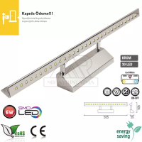 Albatros 6 watt Krom Kasa Ledli Aplik