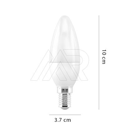 E14 Duylu 7 Watt Düz Kasa Buji Led Mum Ampul